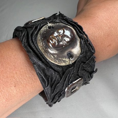 bracelet porcelaine et cuir VELINAX FEMME ET HOMME