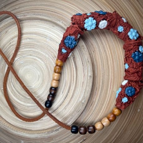 collier porcelaine ethnique ALVELIRA