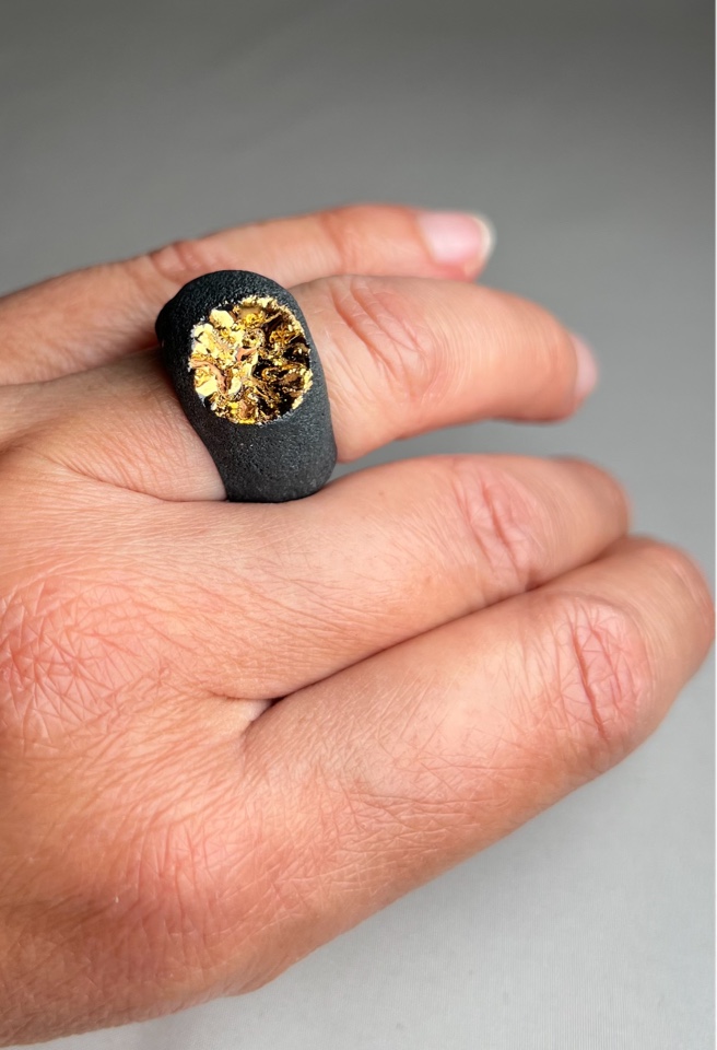 BAGUES POR NOIRE OR 1