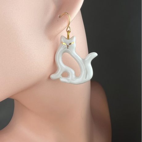 boucles d'oreilles CHAT CELESTE