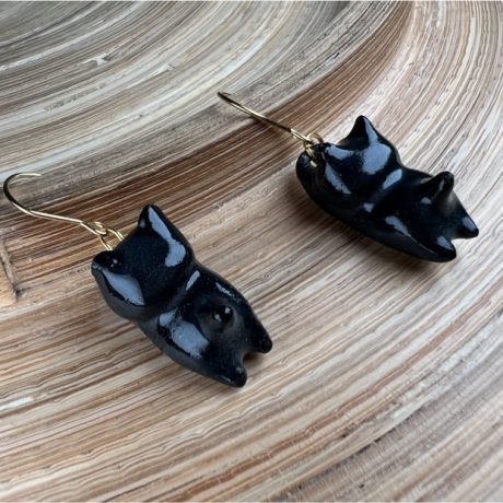 Boucles d'oreille CHAT TOFU