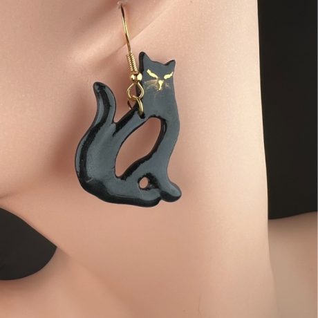 boucles d'oreilles CHAT CALIOPE
