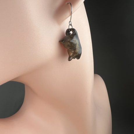 Boucles d'oreilles CHAT TAO