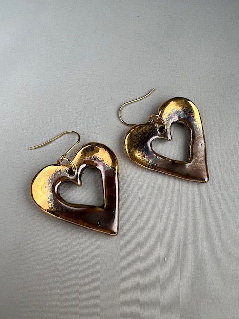 BOUCLES OREUILLE COEUR ET OR LIA 4