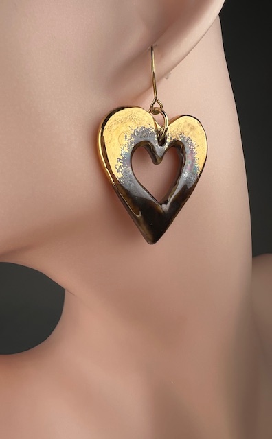 BOUCLES OREUILLES COEUR ET OR LIA 2