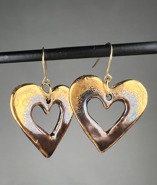 BOUCLES OREUILLES COEUR ET OR LIA 3