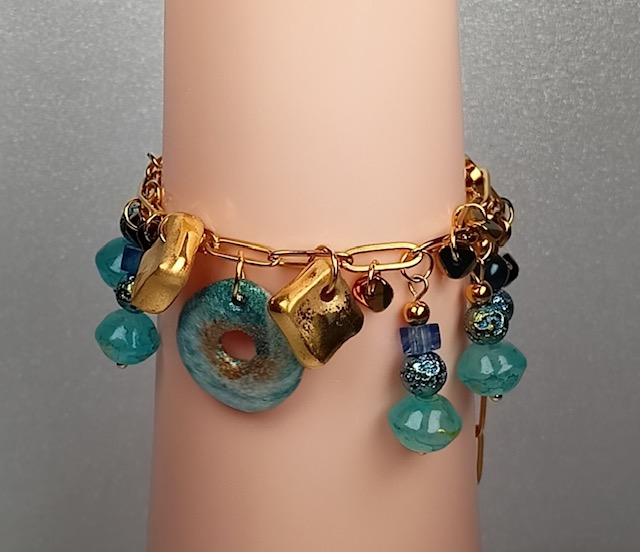 BRACELET BLEU BRELOQUE RYTHME BLEU 1