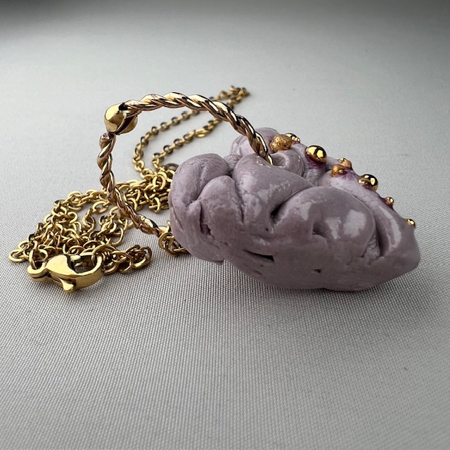 COLLIER OR VIOLET RAISSA 4