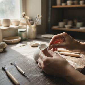 façonnage bijou porcelaine