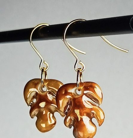 boucle d'oreilles peinture métallisée SALAMA