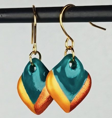 boucle d'oreille peinture métallisée CHROMA