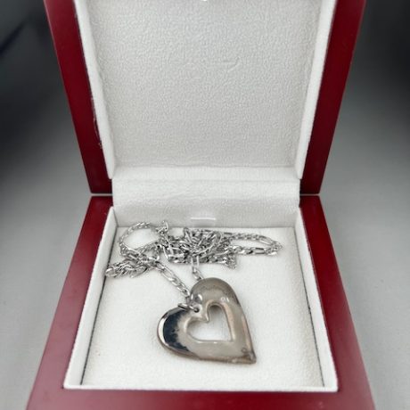 collier Platine SARIA dans son écrin