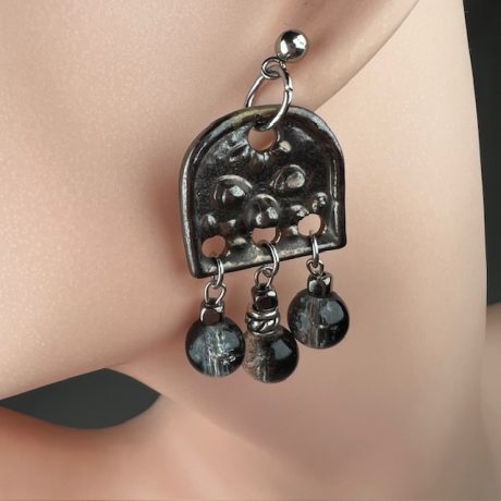 boucle d'oreilles platine PLATINA