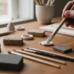 Outils de finition précis pour bijoux en porcelaine