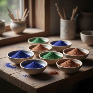 Poudres oxydes métalliques pour émaux porcelaine céramique